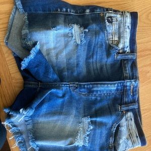 KanCan cutoff denim shorts M
